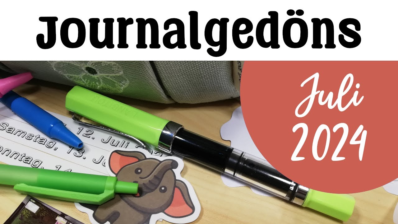 Journalgedöns Juli 2024 | Journal with me