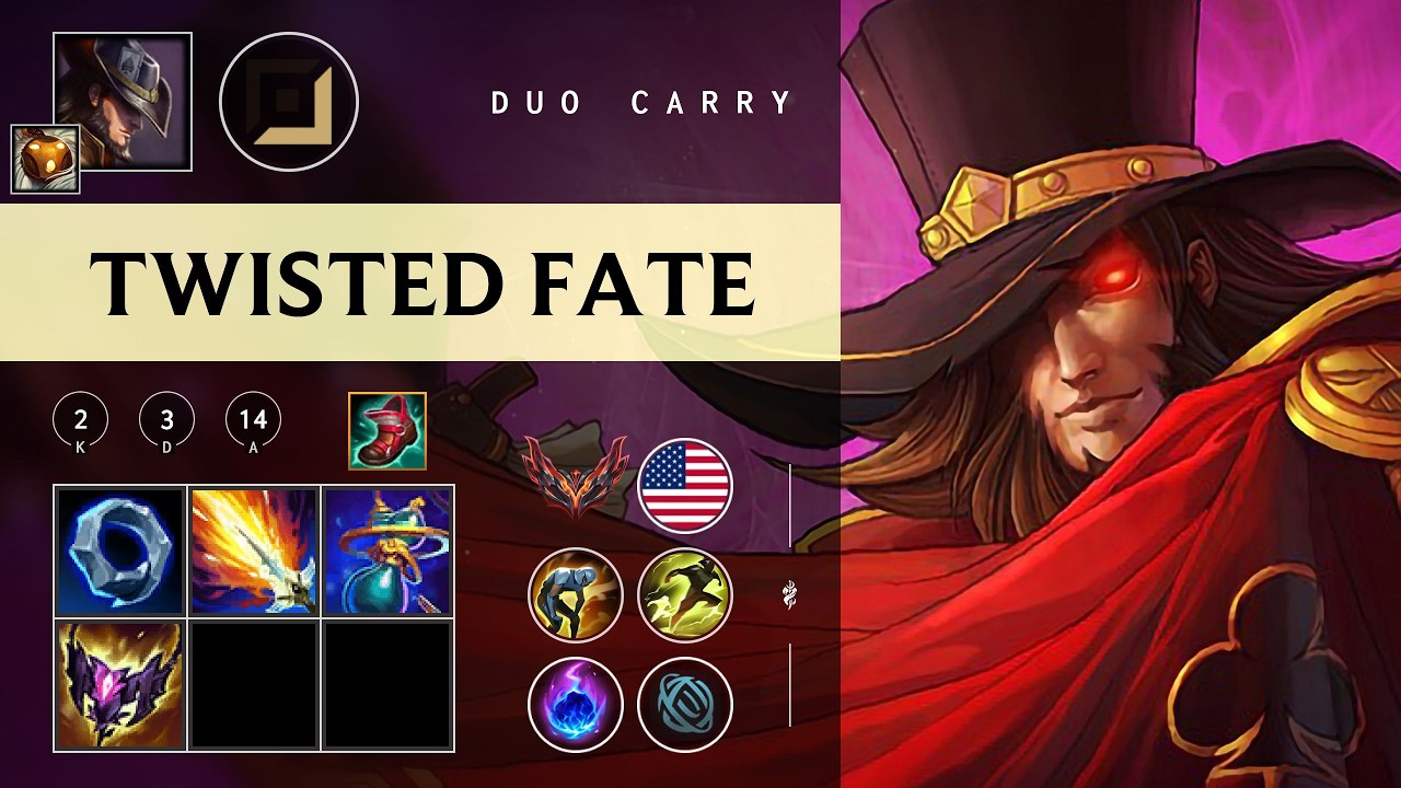 Twisted Fate ADC vs Lucian - NA Grandmaster Patch 26.04