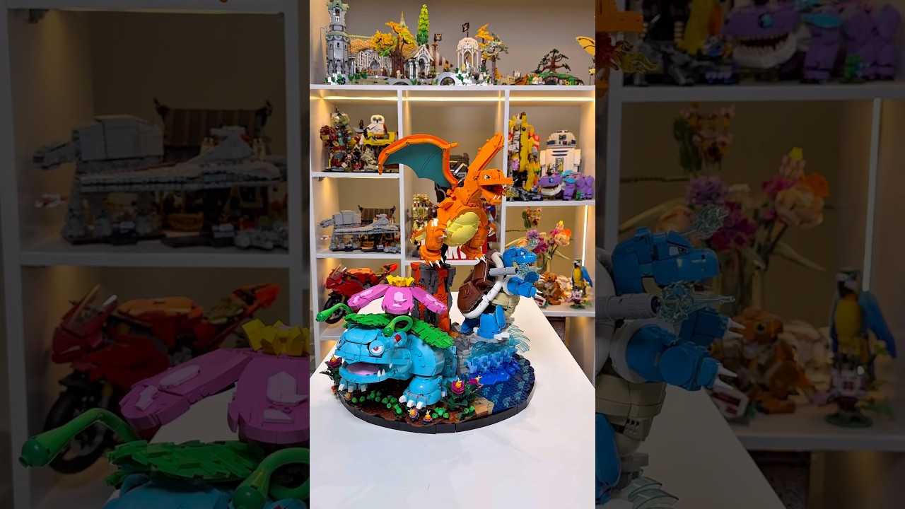 LEGO Pok&eacute;mon Venusaur, Charizard & Blastoise Speed Build! #rlfm #72153 #pokemon #legopokemon #lego