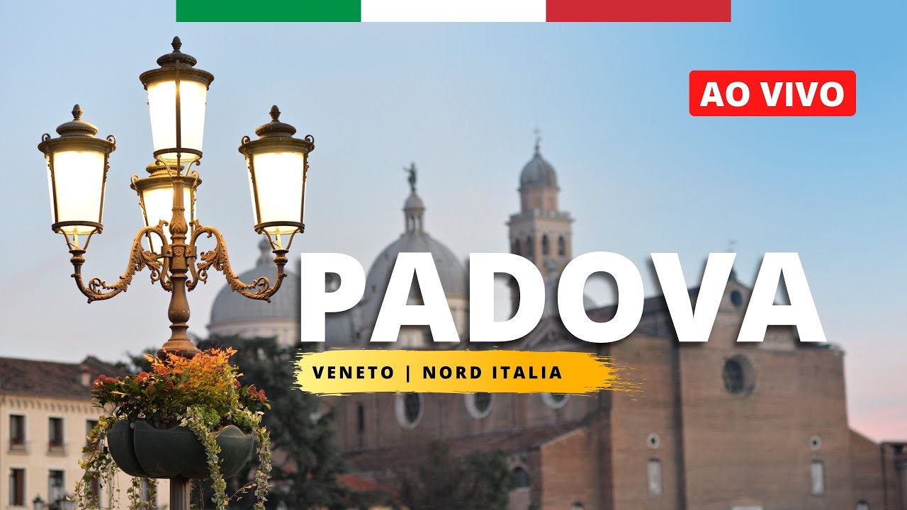 🔴LIVE Italia #65 | Padova | Passeio pelo centro histórico | Andiamo!