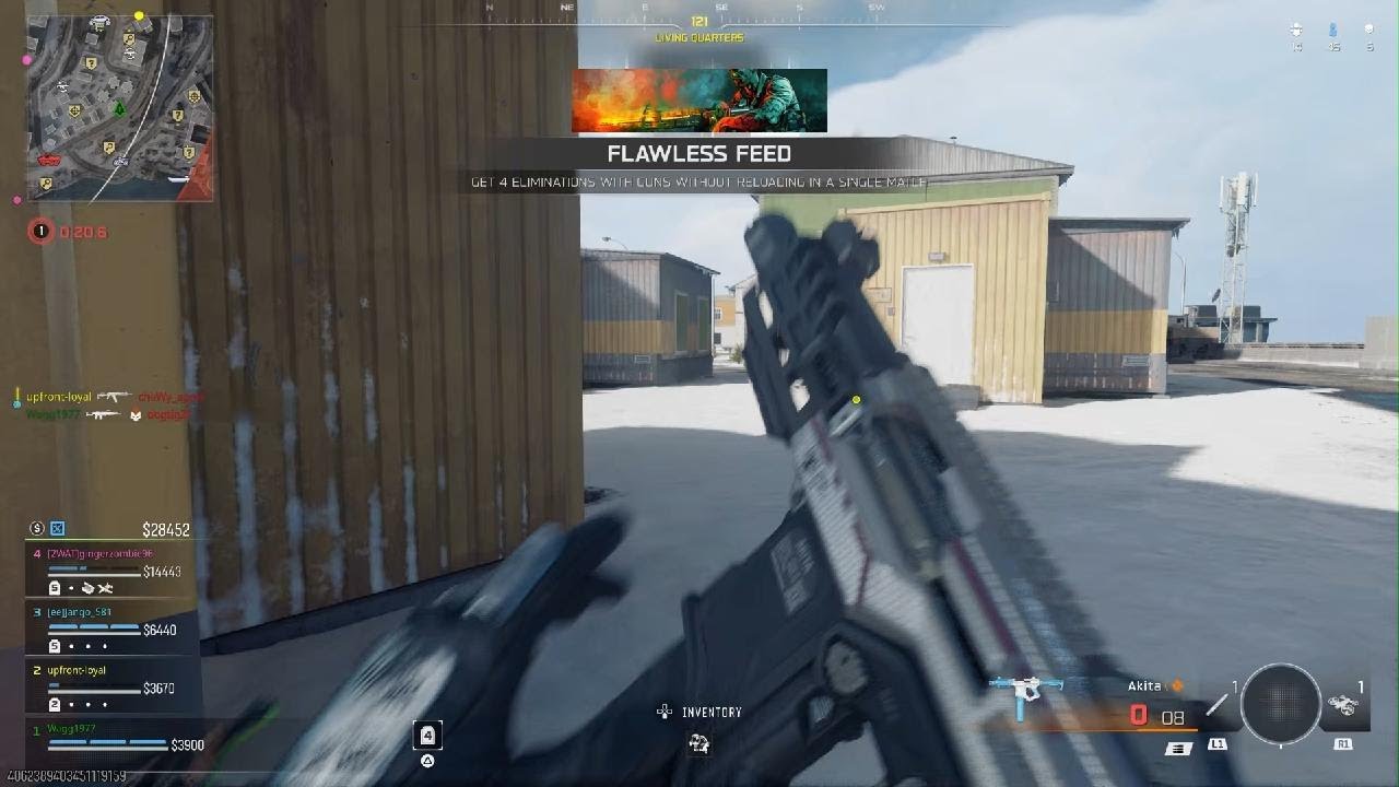 Playing call of duty