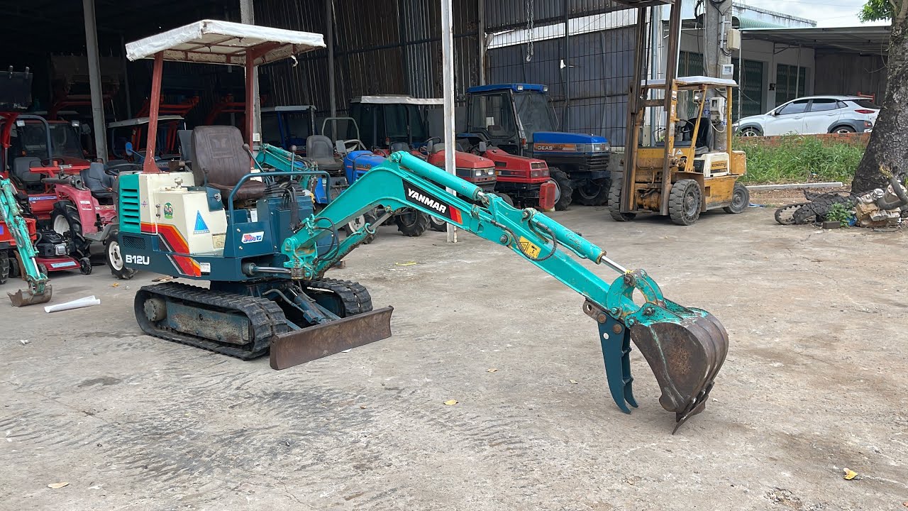 Xe Múc Mini Yanmar B12U | Cần Siêu Dài Có Gắp Cây lh 0972547272 | Nông Cơ Nguyễn Văn Châu