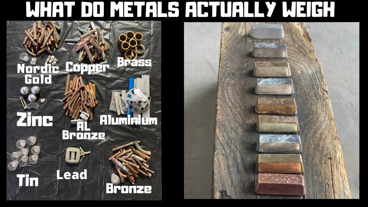 9 Metal Melt Down-Nordic Gold олово цинк медь бронза латунь свинец-плавление металла ASMR -BigStackD