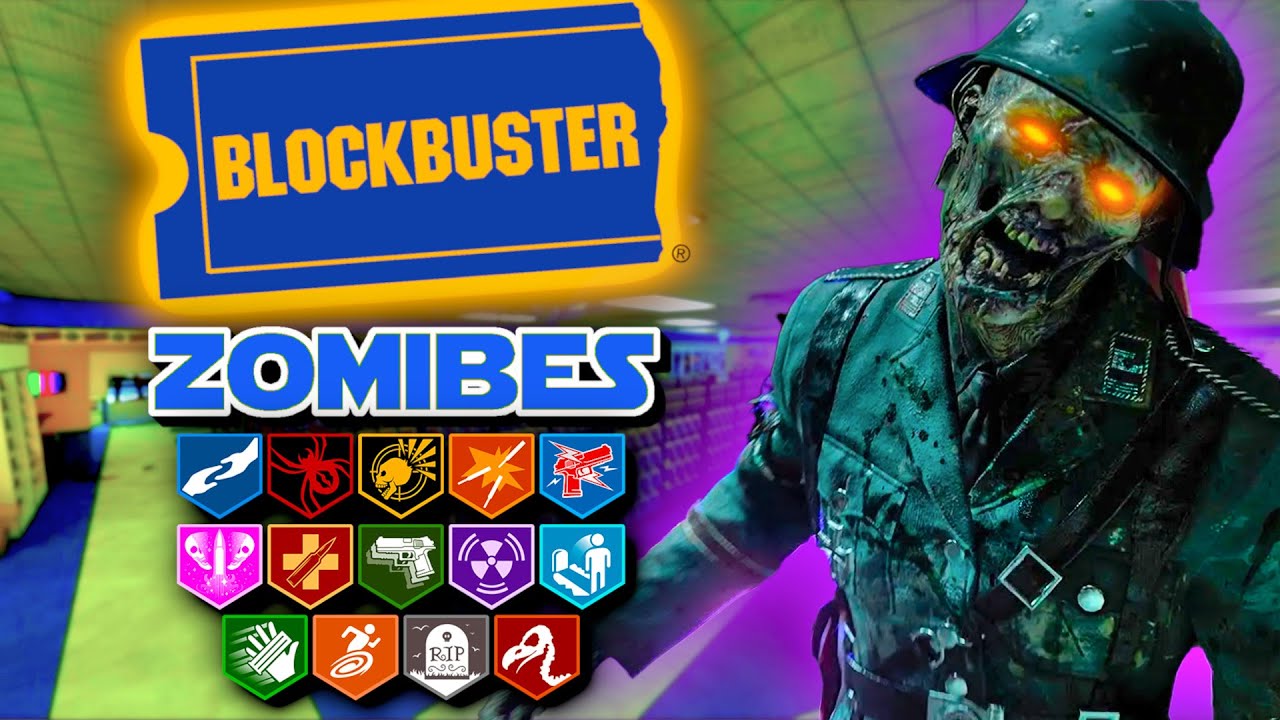 SURVIVIING BLOCKBUSTER IN CALL OF DUTY ZOMBIES?!?! (Black Ops 3)