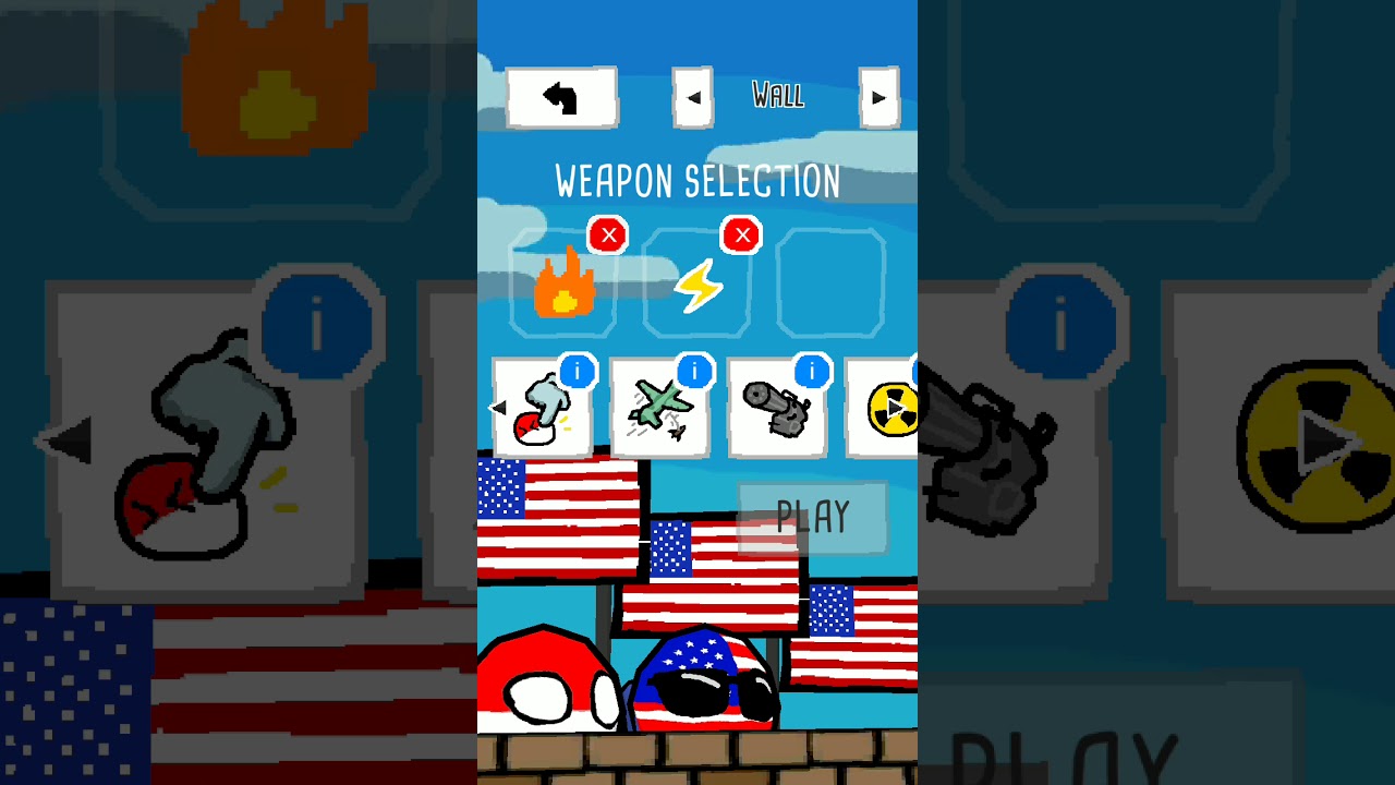 Poland Ball: Not Safe For World. Wall Gameplay