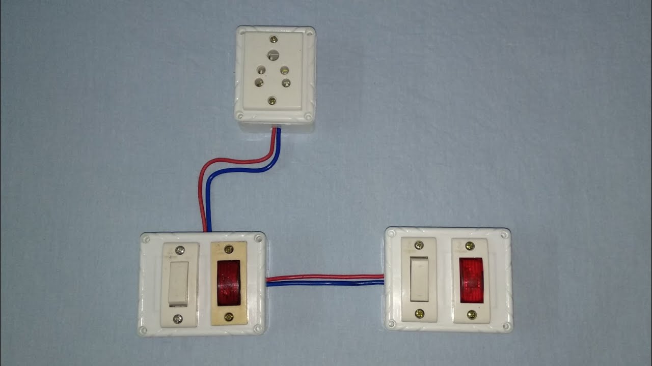 Water pump 2 floor on off with indicator wiring|पानी मोटर दो जगह    ऑन ऑफ  वायरिंग by Electric Guruj