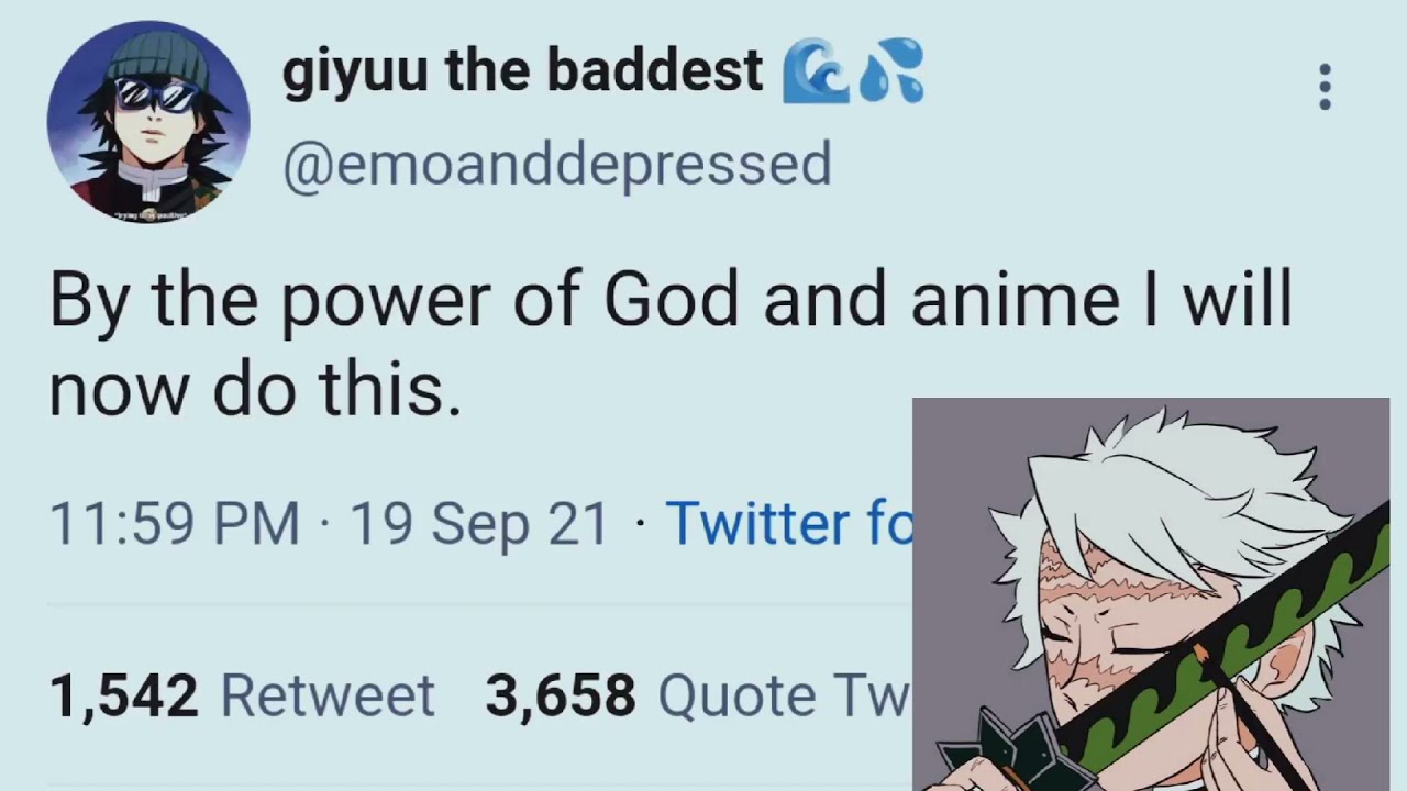 If KNY characters had Twitter ft. Chaos ~ #kny #demonslayeranime #Kimetsunoyaiba
