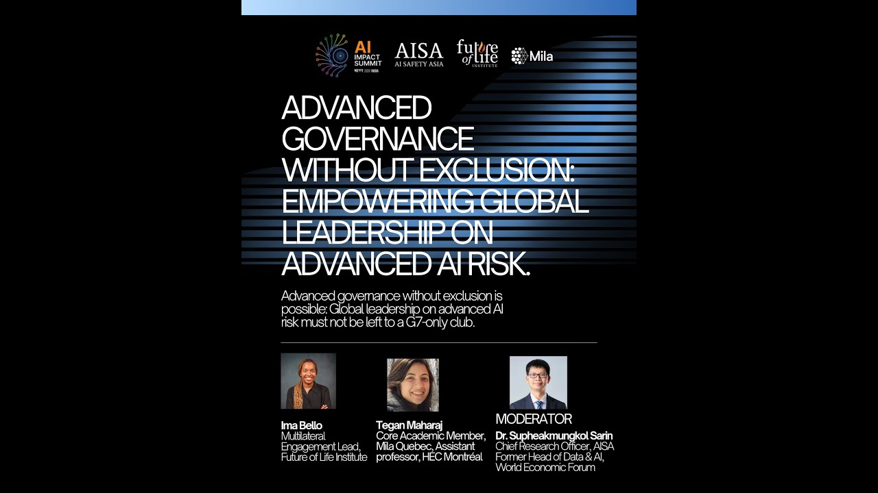 Advanced governance without exclusion: Empowering global leadership on advanced AI risk