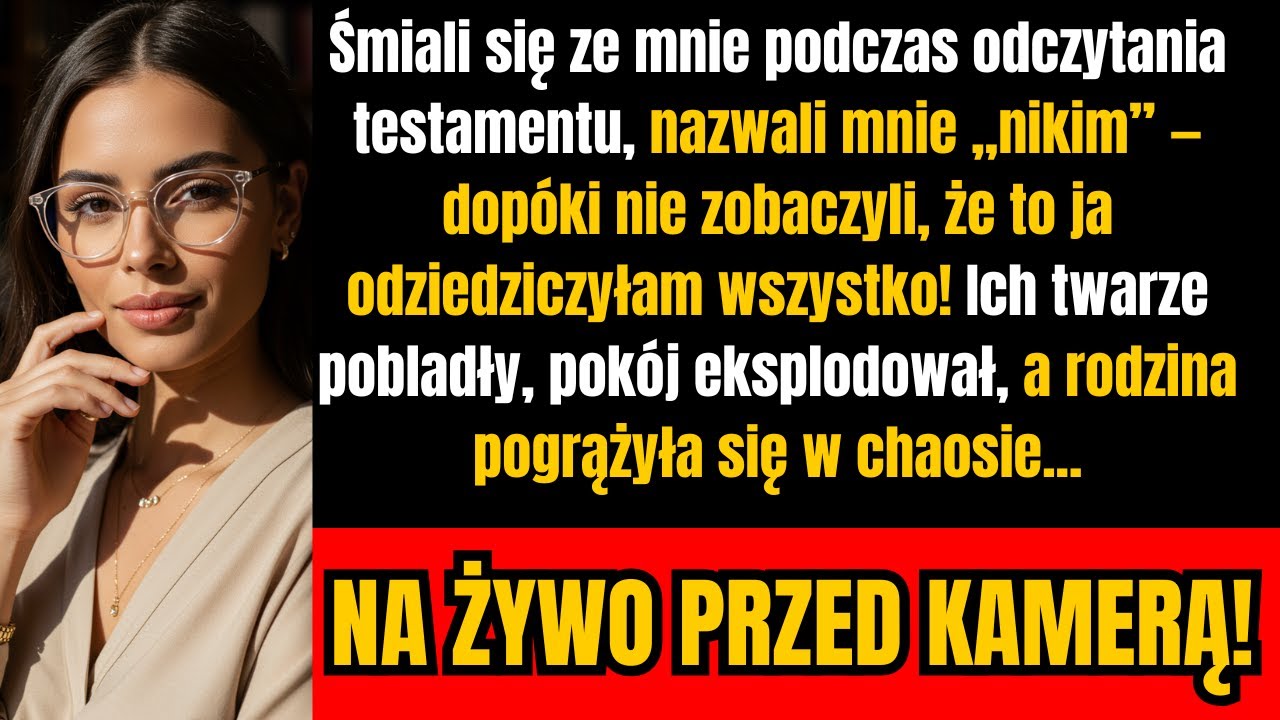 Zostałam upokorzona przy wszystkich — aż testament ujawnił, że wszystko należy do mnie