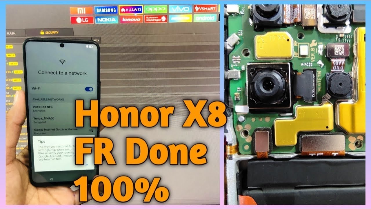 Honor X8 ( TFY LX2 ) Frp one Click By Unlock Tool with testpoint #Tech Unlocker 2.0