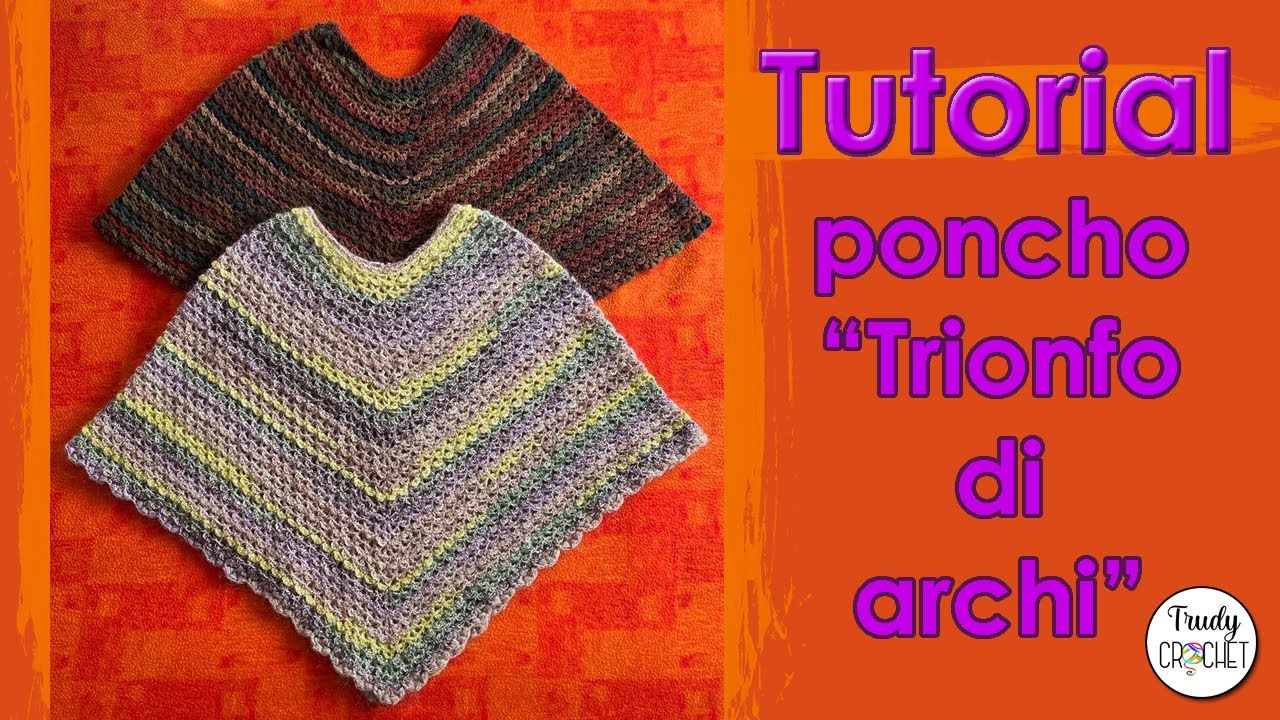 Poncho crochet/uncinetto 