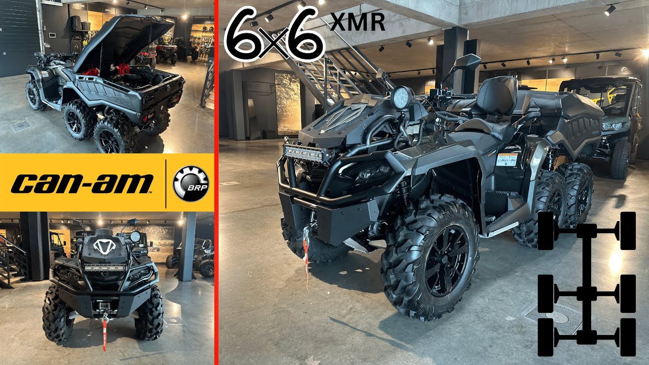 Can Am Outlander 1000 6X6 Max XU Umbau & Vorstellung als 3 Achser Jagdfahrzeug. BRP Quad mal anders