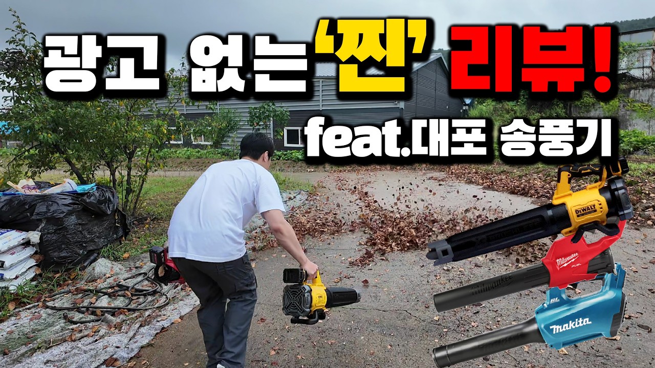 충전 대포 송풍기 솔직하게 비교해드리겠습니다. 제설작업 낙엽청소기 눈청소 세차 한번 보고 구매하세요! 디월트vs 마끼다vs 밀워키