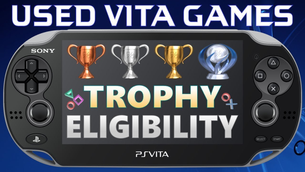 Earning PSN Trophies from 'Used / Pre-Owned' PlayStation Vita Titles (TUTORIAL)