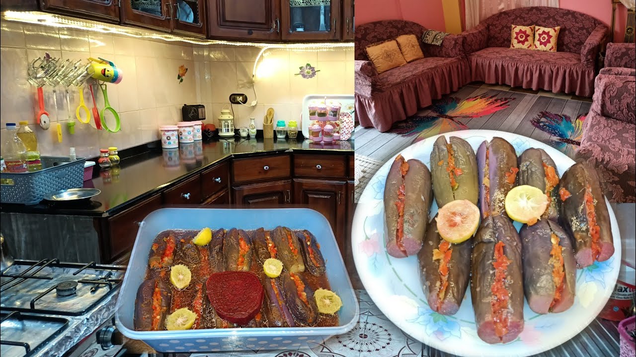 روتيني بعد العيد ضرب نار نشاط وحماس  هتنسي الكسل نهائي وبتنجان مخلل مسلوق زى الزبدة ❤️