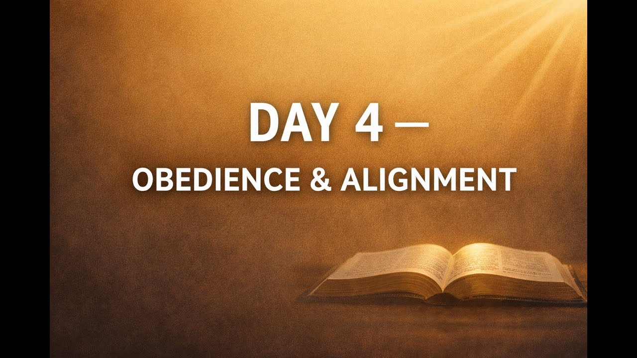 Day Four Fasting Devotional | Obedience & Alignment Scriptures | Christian Encouragement & Prayer