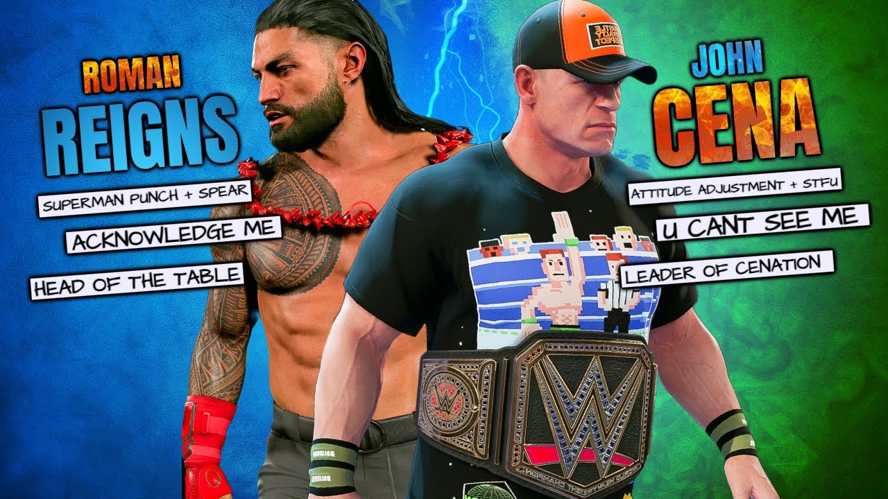 WWE 2K23 Live Stream - Roman Reigns VS John Cena For Gamers Route Championship