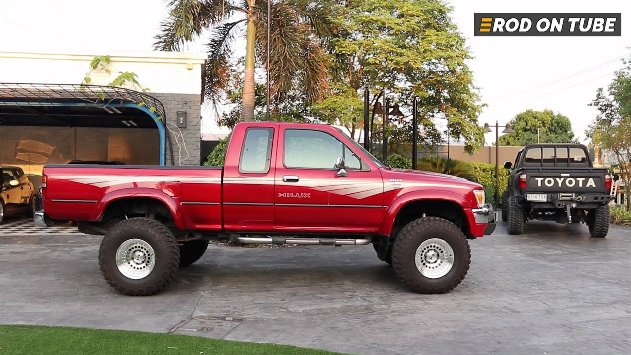 TOYOTA HILUX LN111 วางคาน แหนบหน้า-หลัง เก็บงานพอประมาณ เน้นทรงเน้นสภาพ - Rod On Tube
