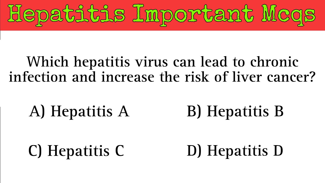 Гепатит Mcq | вопросы о гепатите