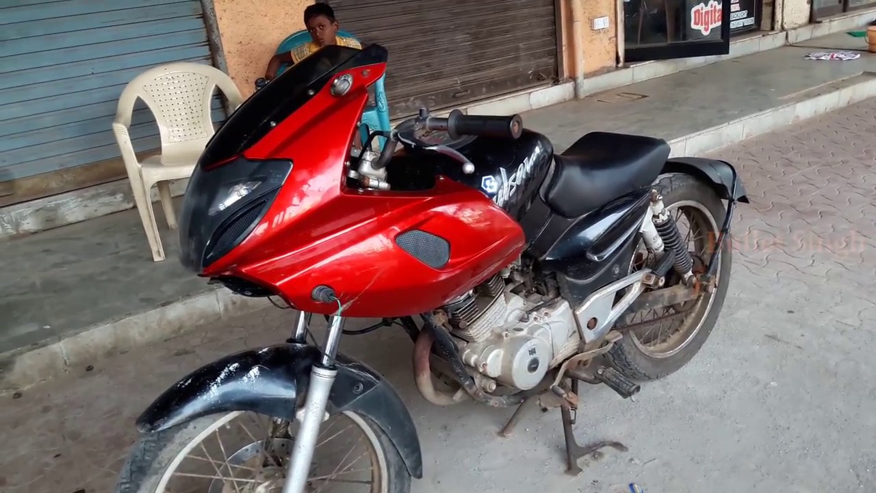 how to install pulsar 220 fairing pulsar 180 modified to 220 -  bullet singh boisar (Part 02)