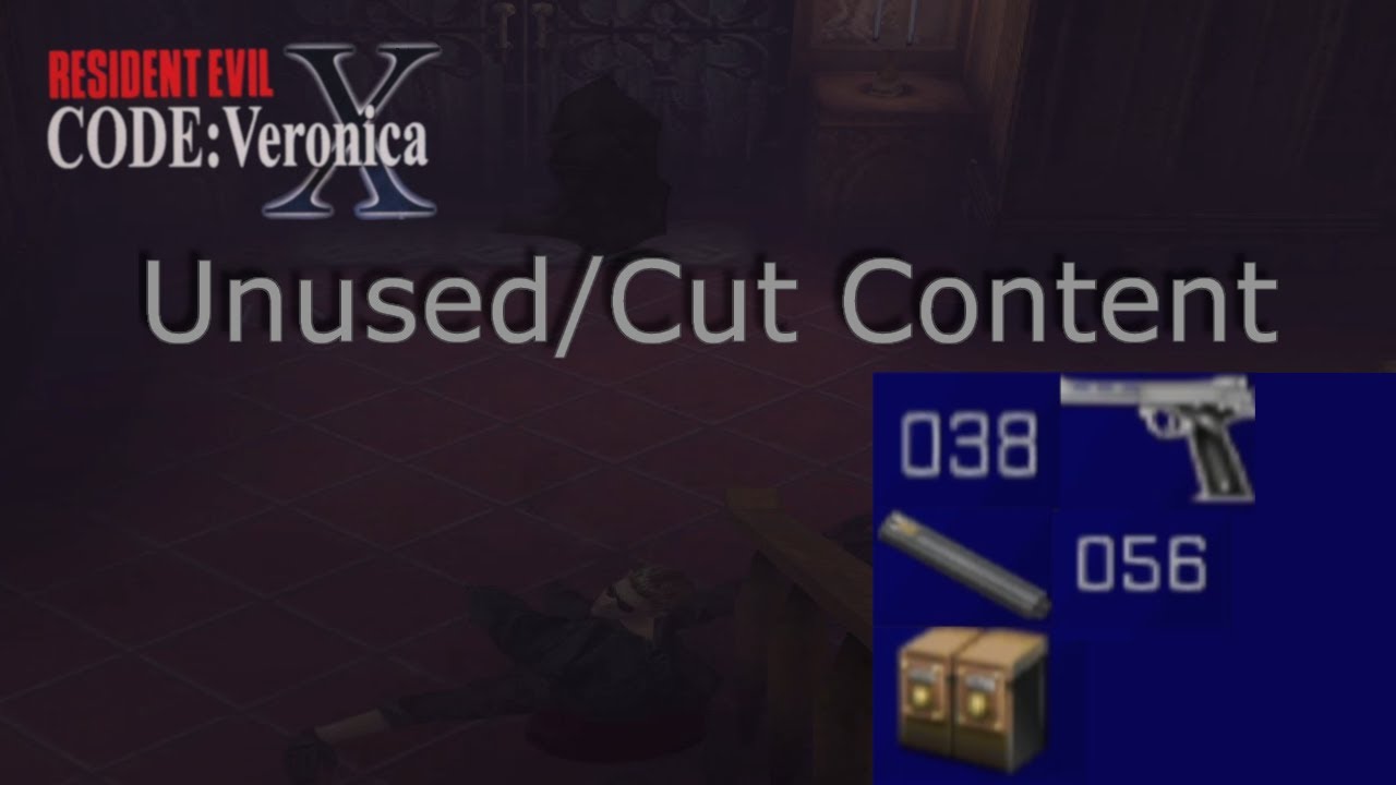 Resident Evil Code Veronica X Unused/Cut Content + First Person Gameplay