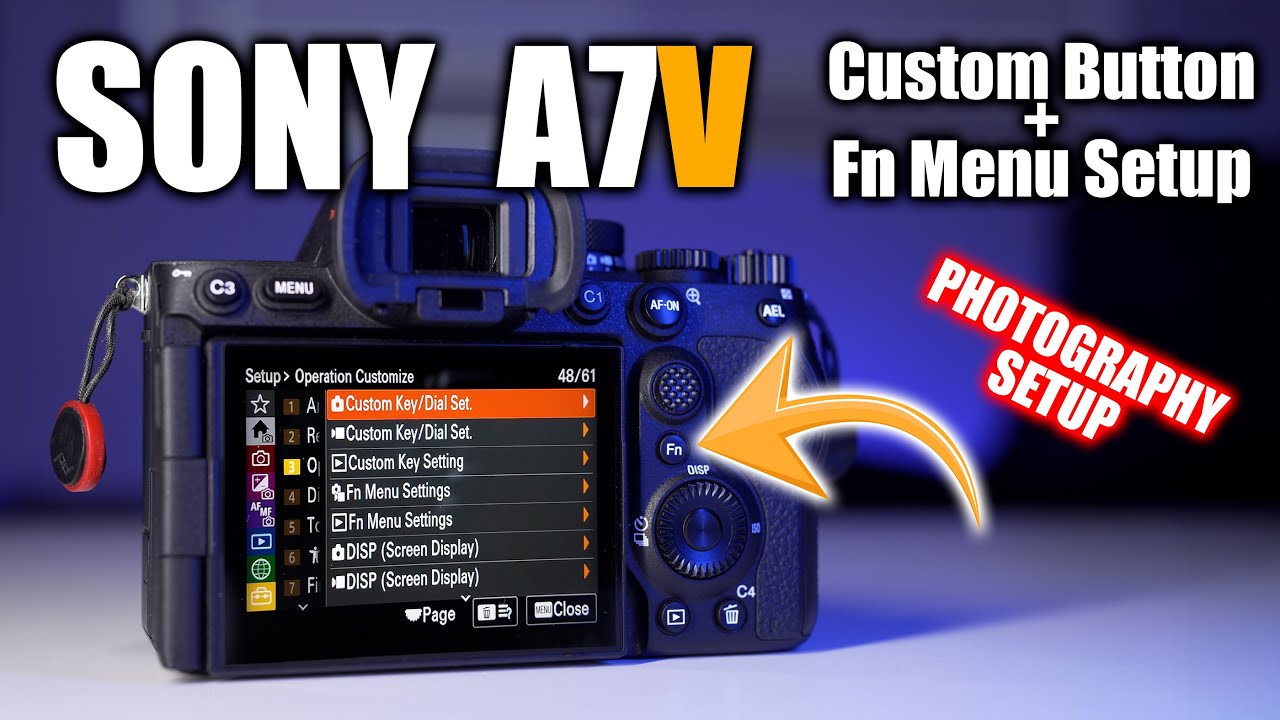 Настройка пользовательских кнопок и функционального меню Sony A7V (фотография)