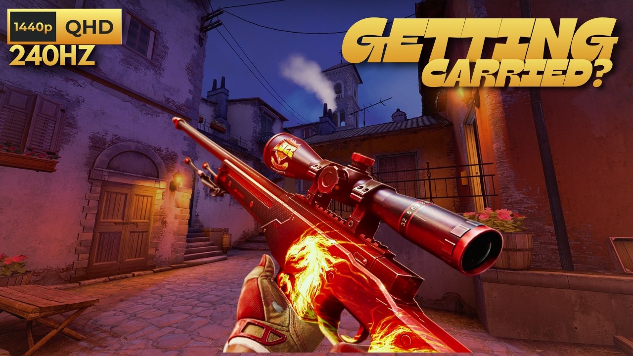 Getting Carried? | INFERNO Counter Strike 2 | 1440p 240hz (No Commentary)