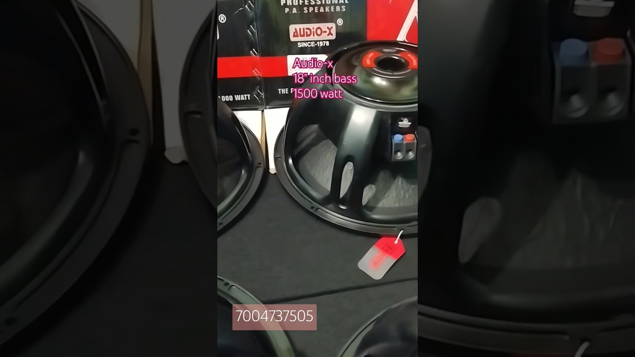 Audio-x 18" bass speaker| Patna 