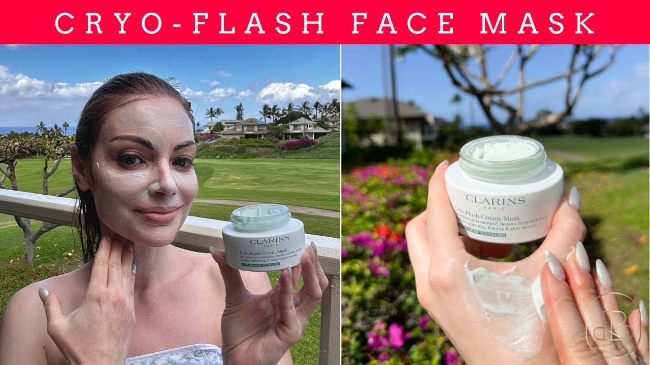 ❄️ Clarins Cryo-Flash Mask | Instant Lift & Pore-Minimizing Magic
