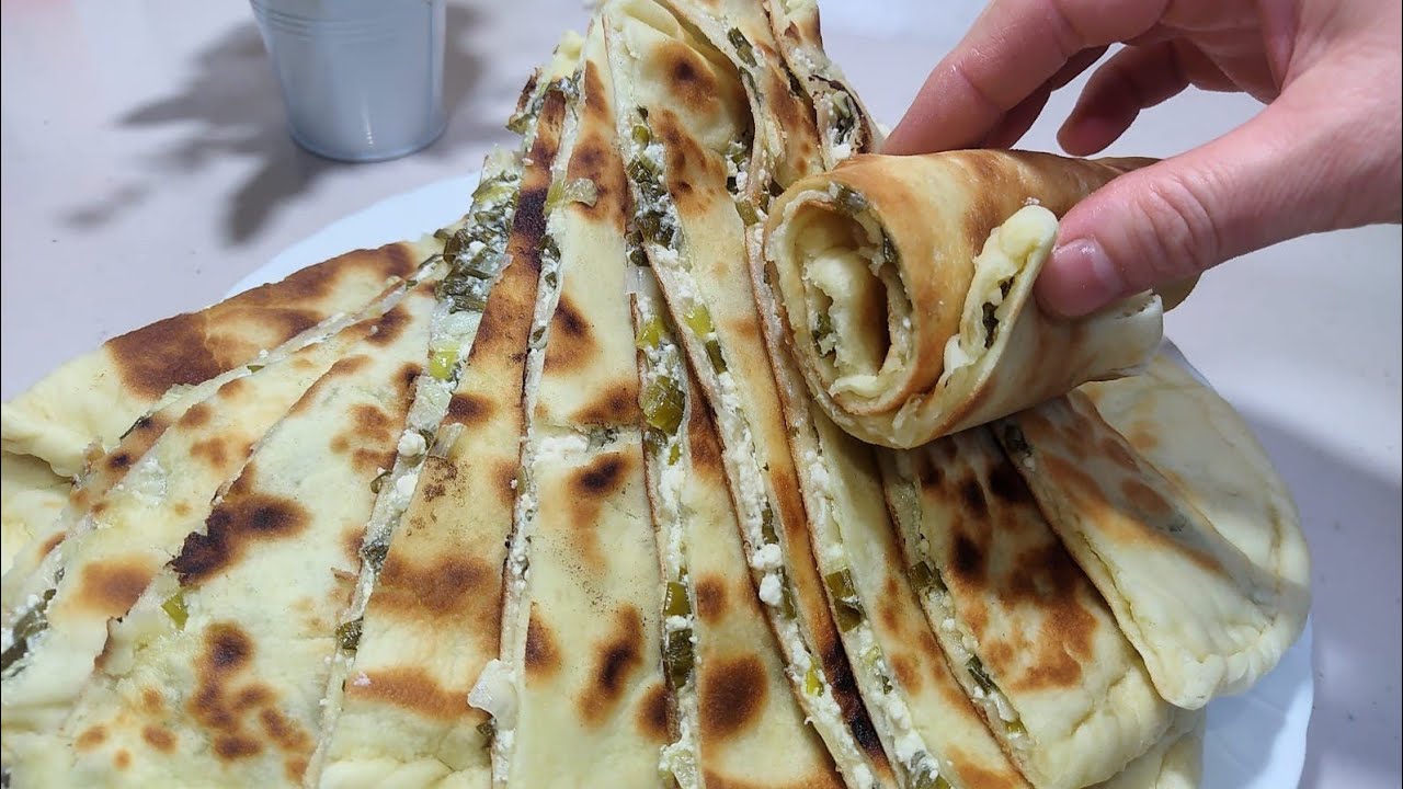 pite të buta me qep të njoma dhe gjiz🤗