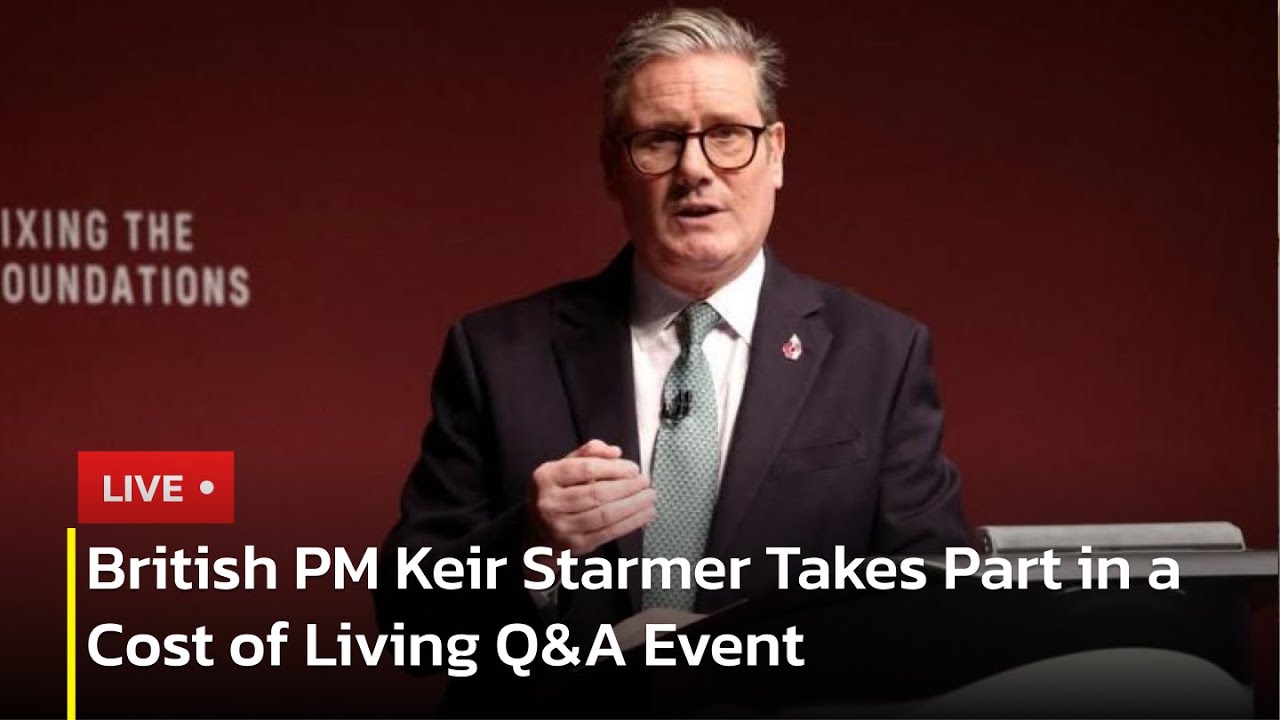 🔴 LIVE: British PM Keir Starmer Takes Part in a Cost of Living Q&A Event | AC13
