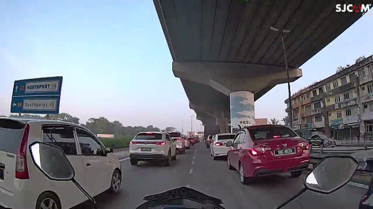 SJCAM C300 Ride 25.2.26 am | Pulau Indah Highway - Persiaran Raja Muda Musa