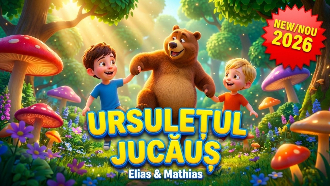 🌟 NOU: Ursulețul Jucăuș 🧸 Cântece pentru Copii | Elias & Mathias 🎶✨