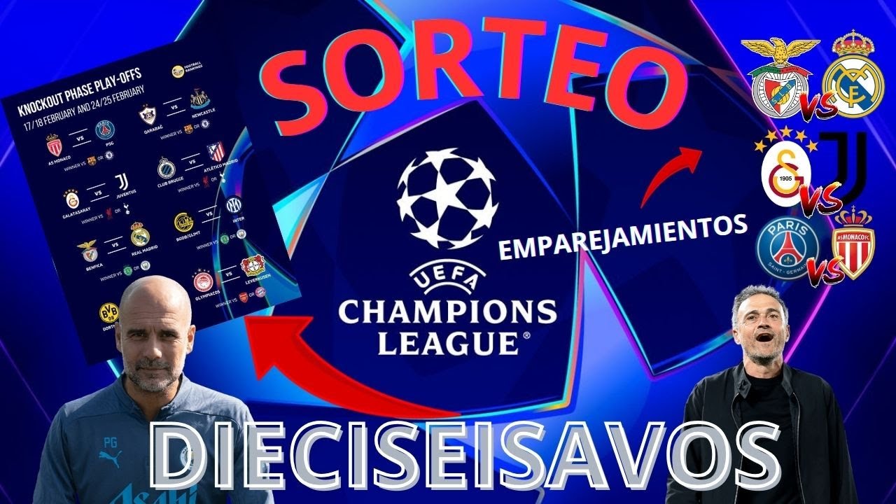 SORTEO de la CHAMPIONS ¡BENFICA-MADRID! ASÍ QUEDA el CUADRO ¡VAYA PARTIDAZOS! ANÁLISIS