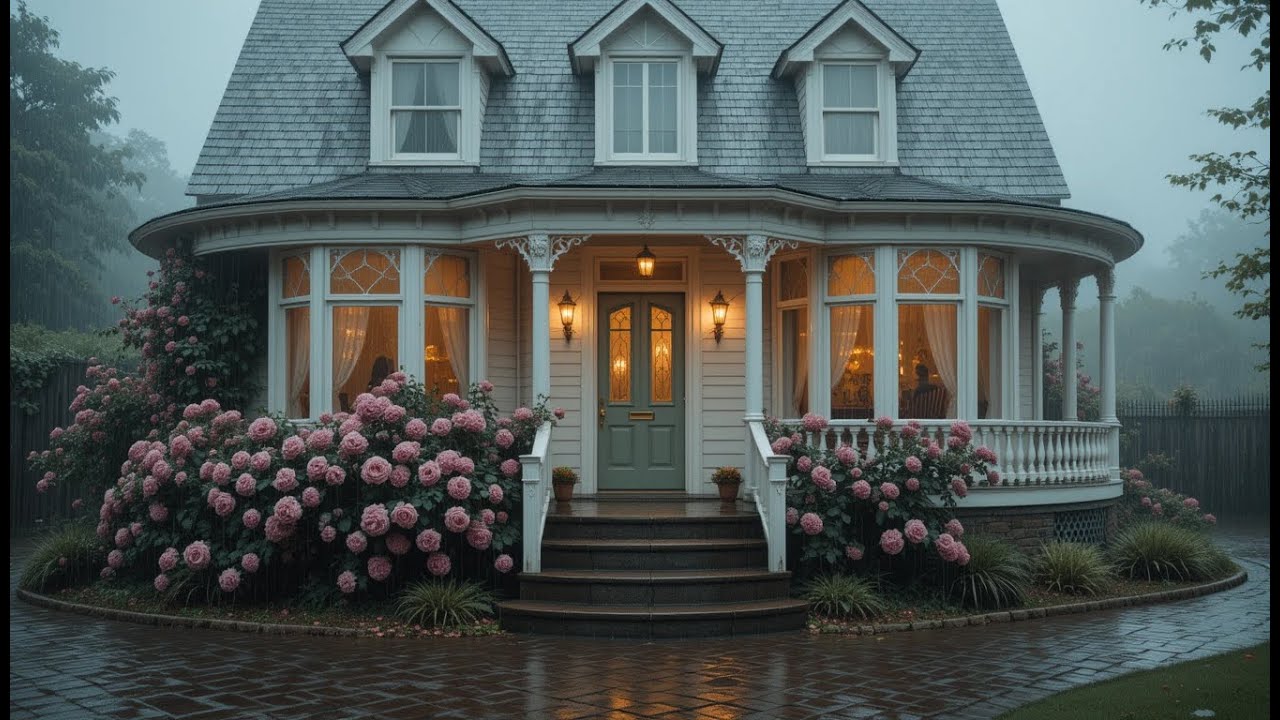 Rainy Day Victorian Cottage Home Tour | Cozy & Romantic Garden and Interior Walkthrough