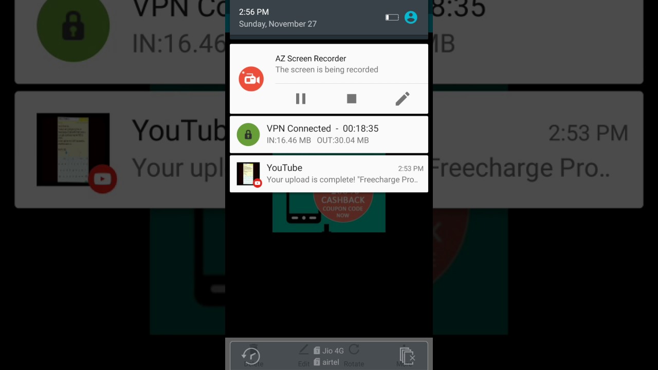 Freecharge promo code