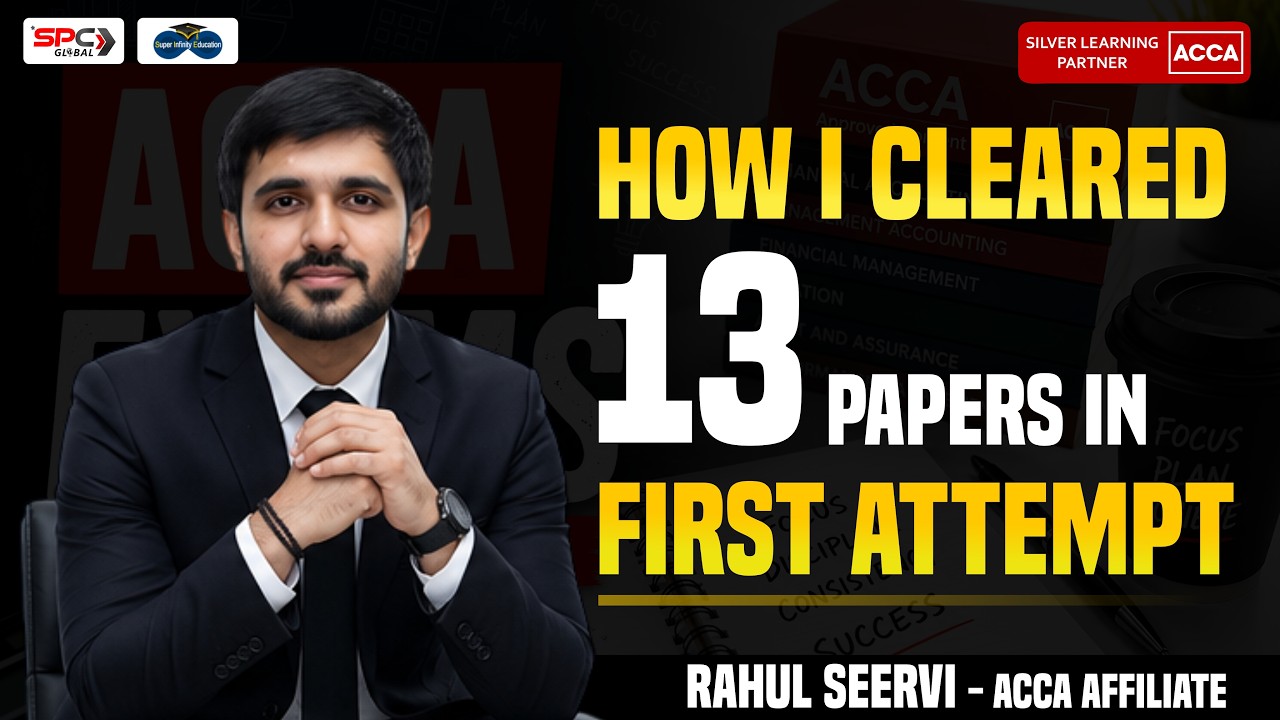 My ACCA Journey I How I Cleared All 13 Papers in First Attempt #acca #accaindia #accastudents