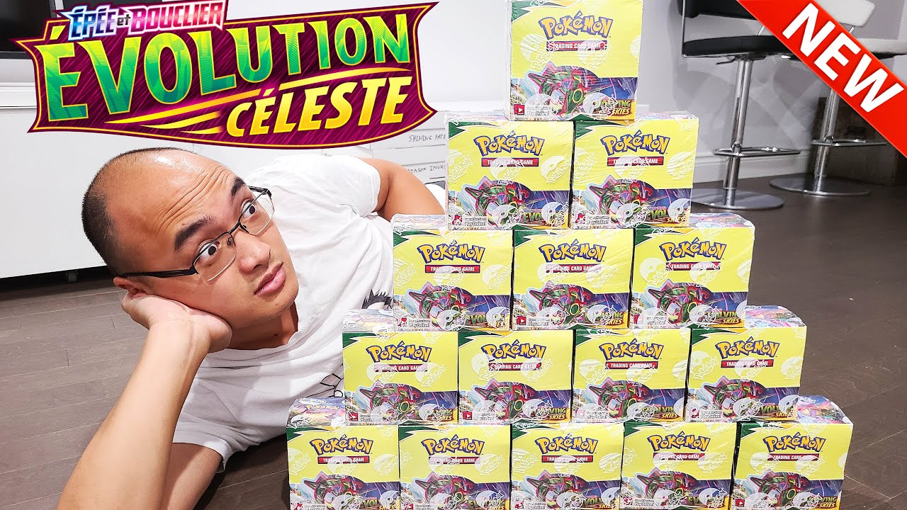 MÉGA OUVERTURE DE DISPLAY POKÉMON ''ÉVOLUTION CÉLESTE'' !