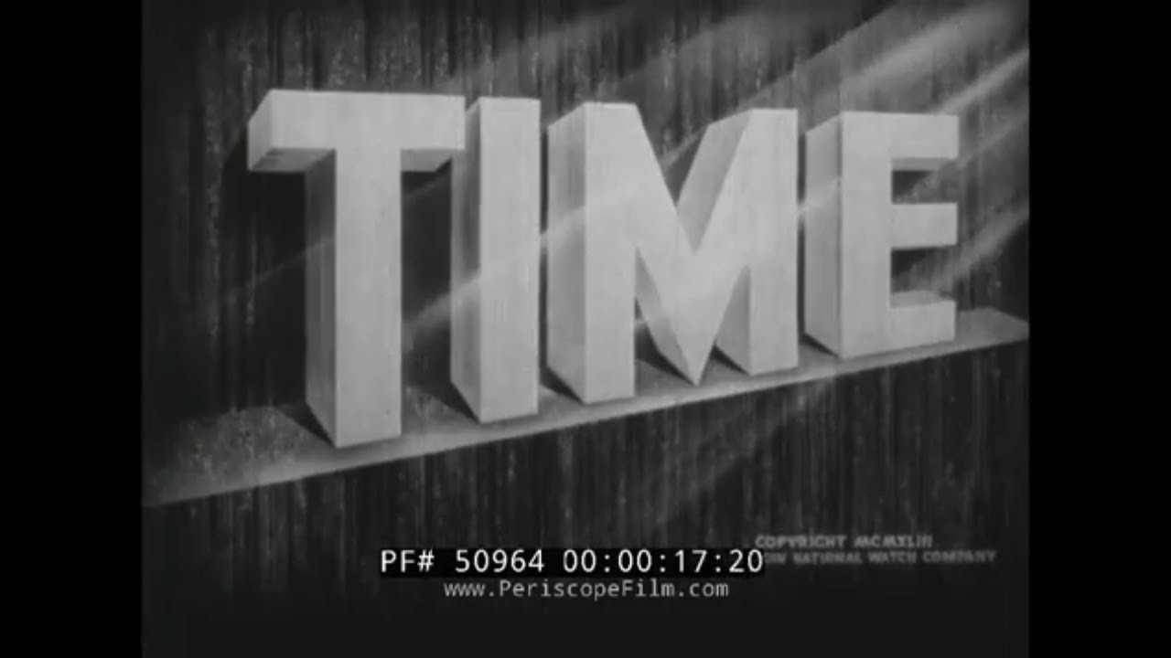 1940s ELGIN NATIONAL WATCH COMPANY PROMO FILM 