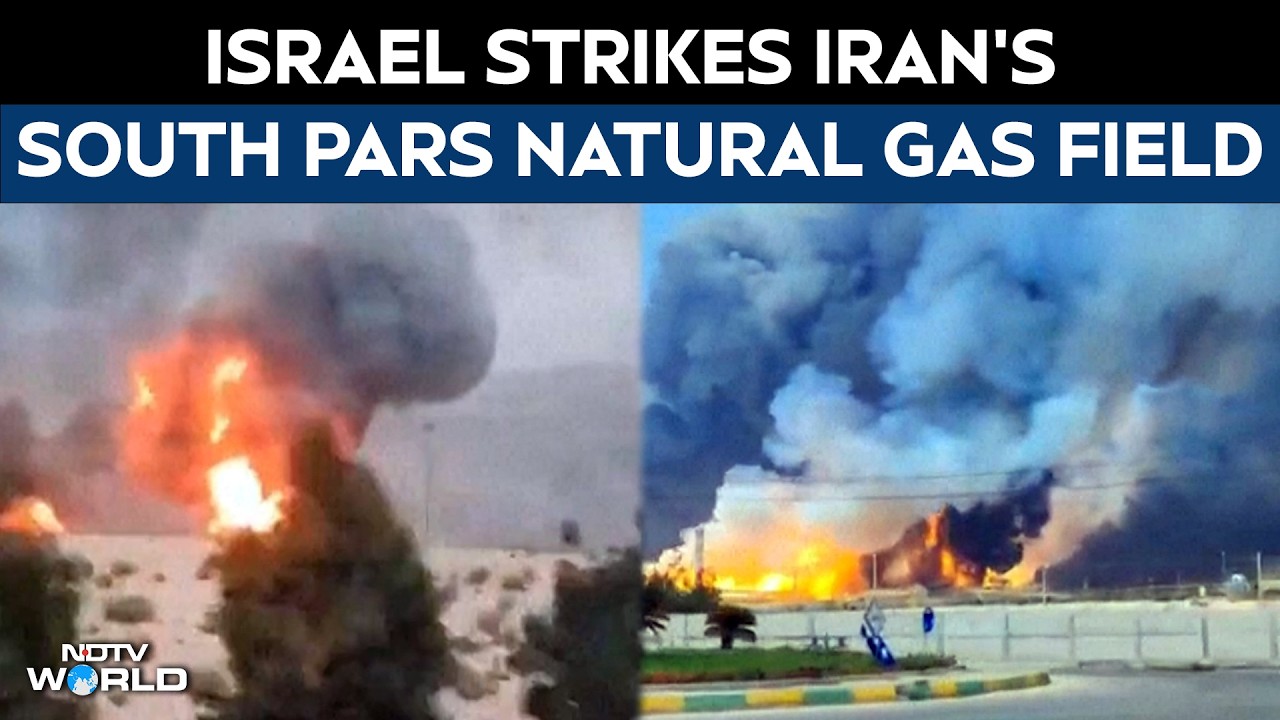 South Pars Gas Field | Video Shows Aftermath Of Strike On Iran's South Pars Natural Gas Field