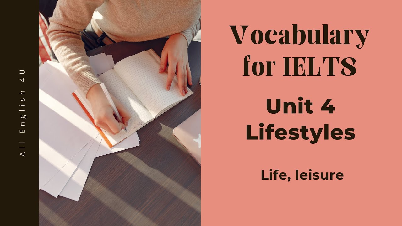 Раздел 4 | Образ жизни | Лексика для IELTS | All English 4U