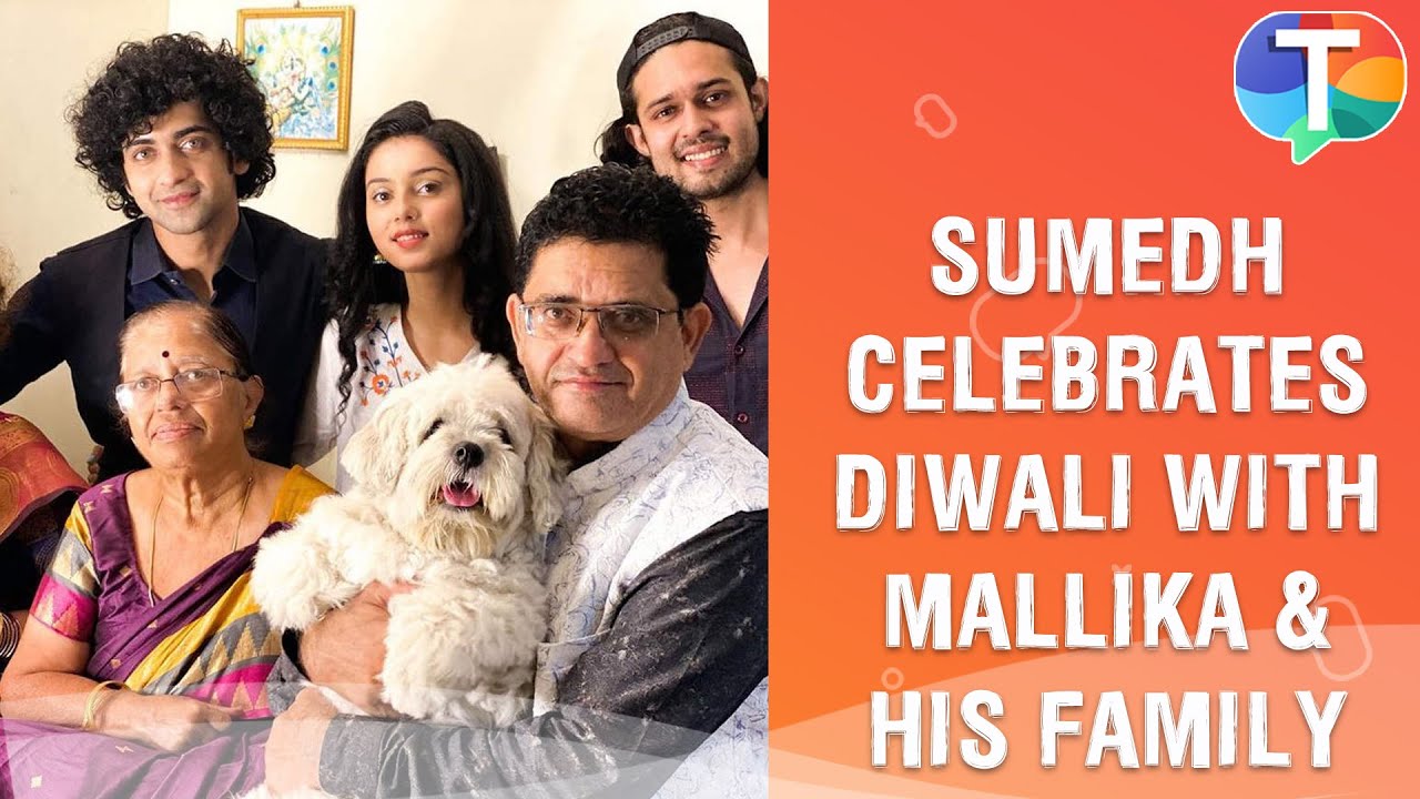Sumedh Mudgalkar aka Krishna celebrates Diwali with Mallika Singh aka Radha and his family