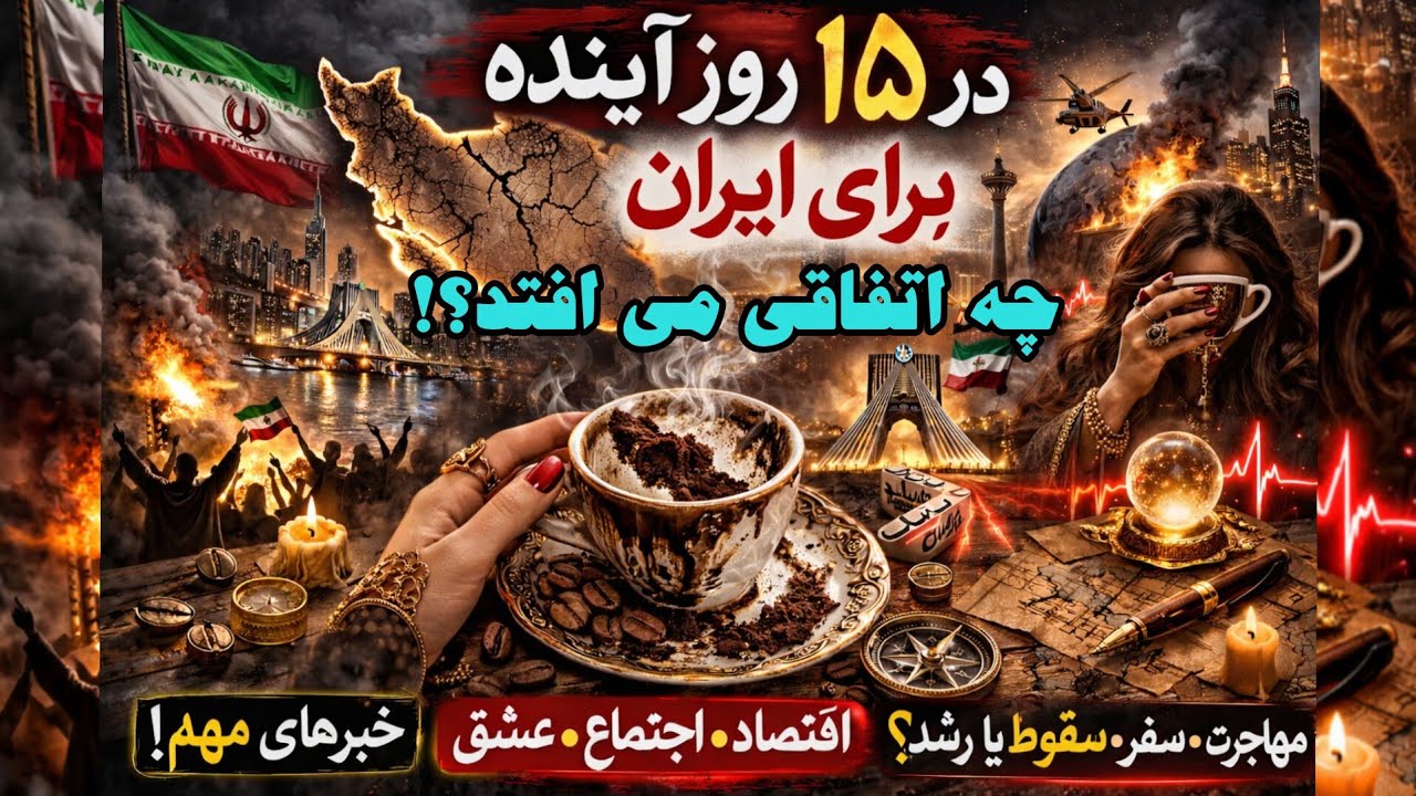 فال قهوه: هوش مصنوعی و پیش بینی واقعی ۱۵ روز آینده 🤯🔮#Moon_Astero