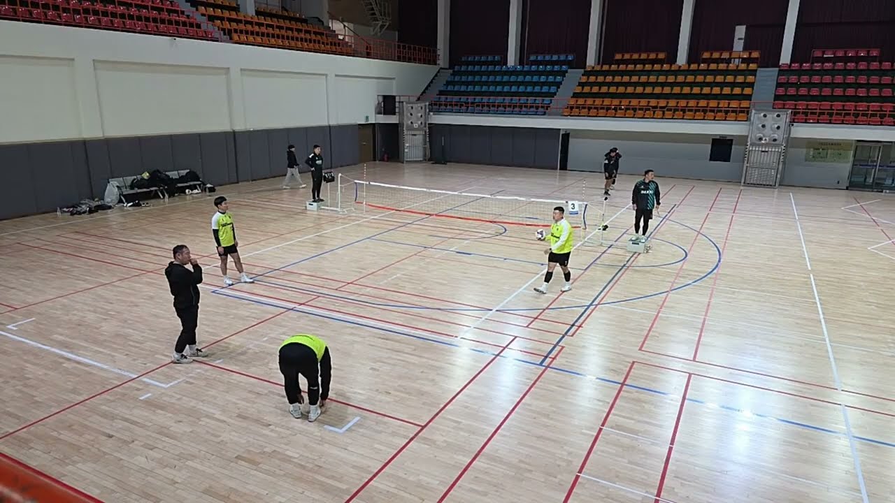 속초단비회장배 교류전 2부 결승 강릉강산족구단 vs 동해히트족구단