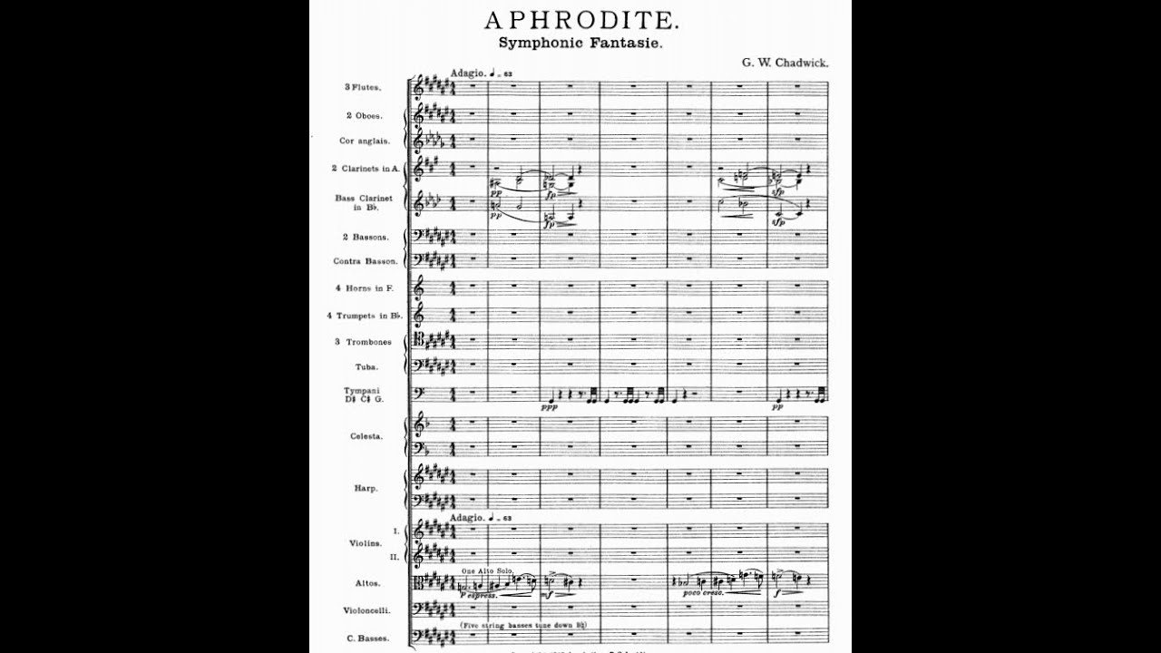 George Whitefield Chadwick - 'Aphrodite' Symphonic Fantasy