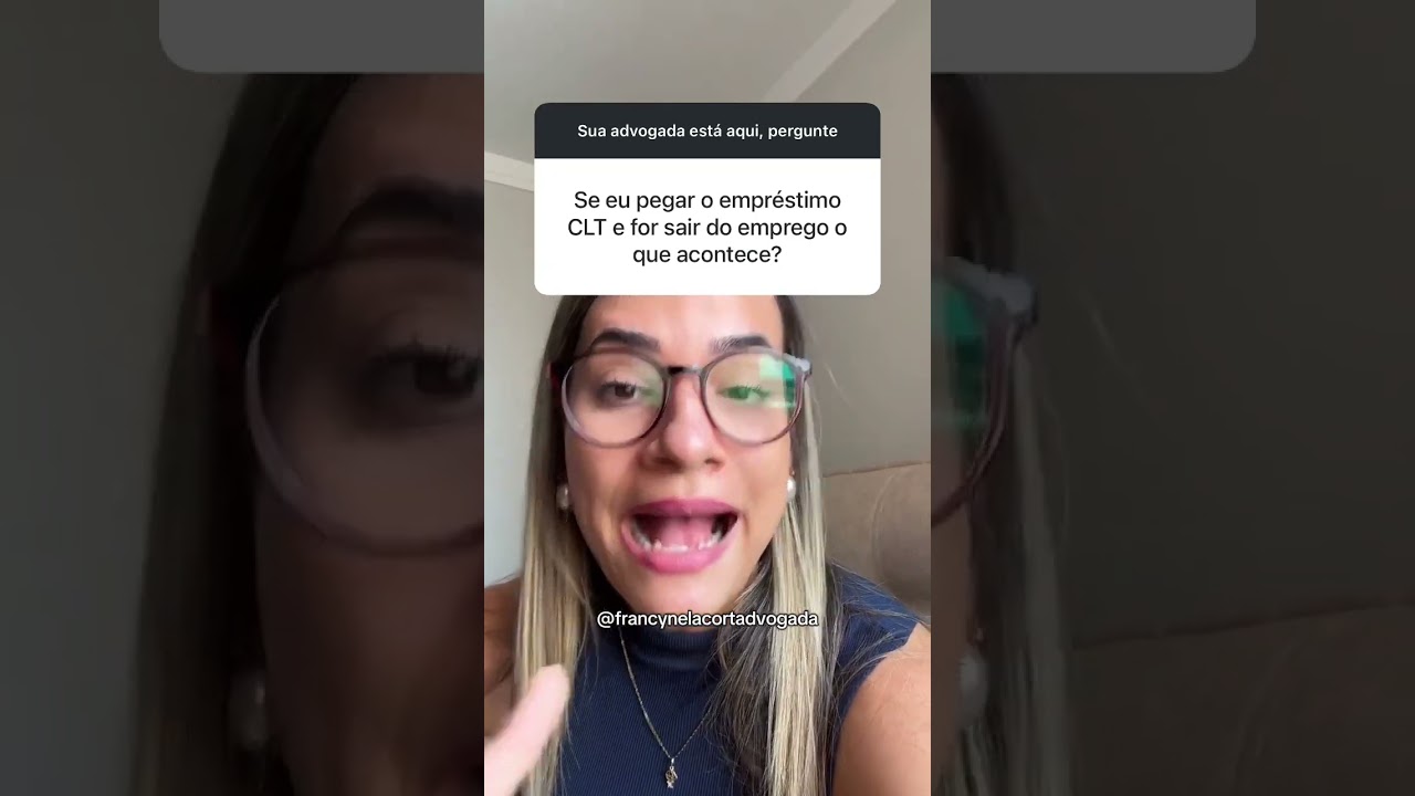Se pegar o empr&eacute;stimo CLT e sair do emprego o que acontece ?