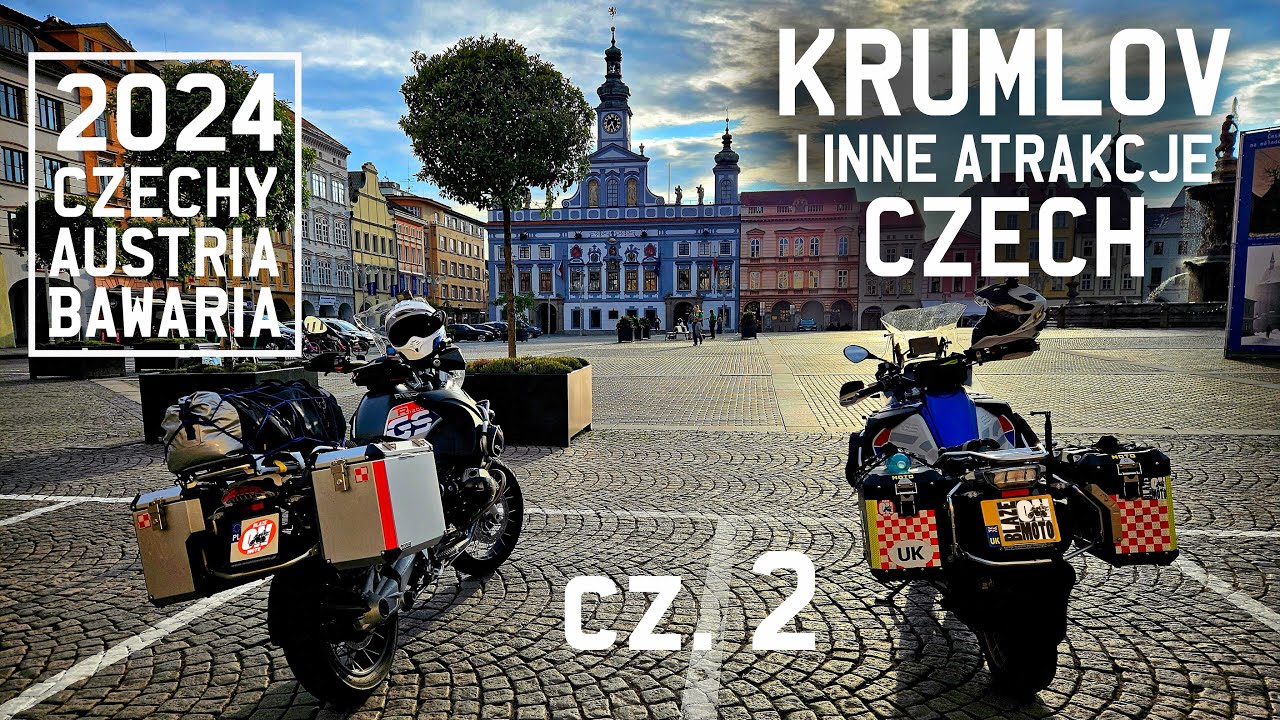 Czechy, Austria i Bawaria Odcinek 2.   #blazeonmoto  #czechy  #krumlov