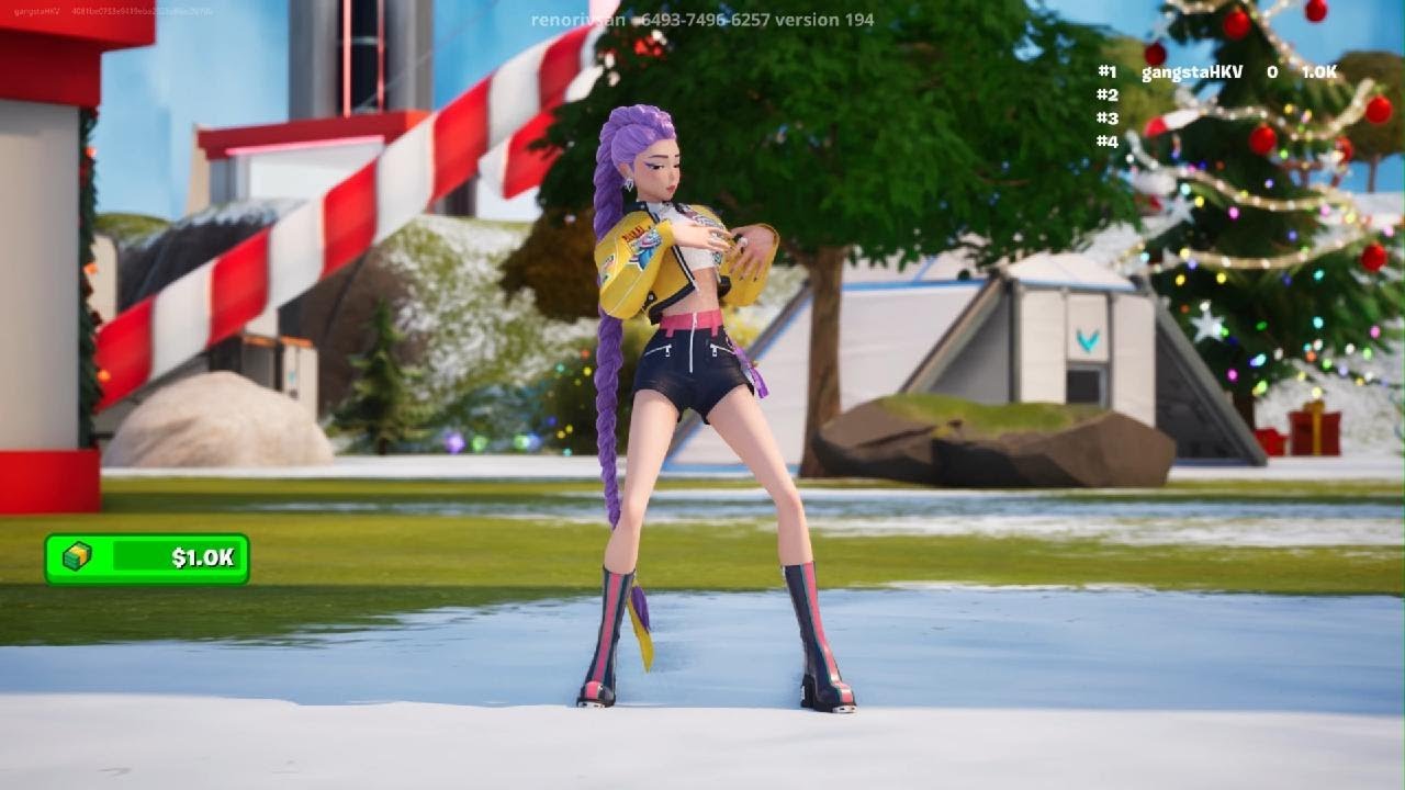 Emoting ariana grenade Fortnite