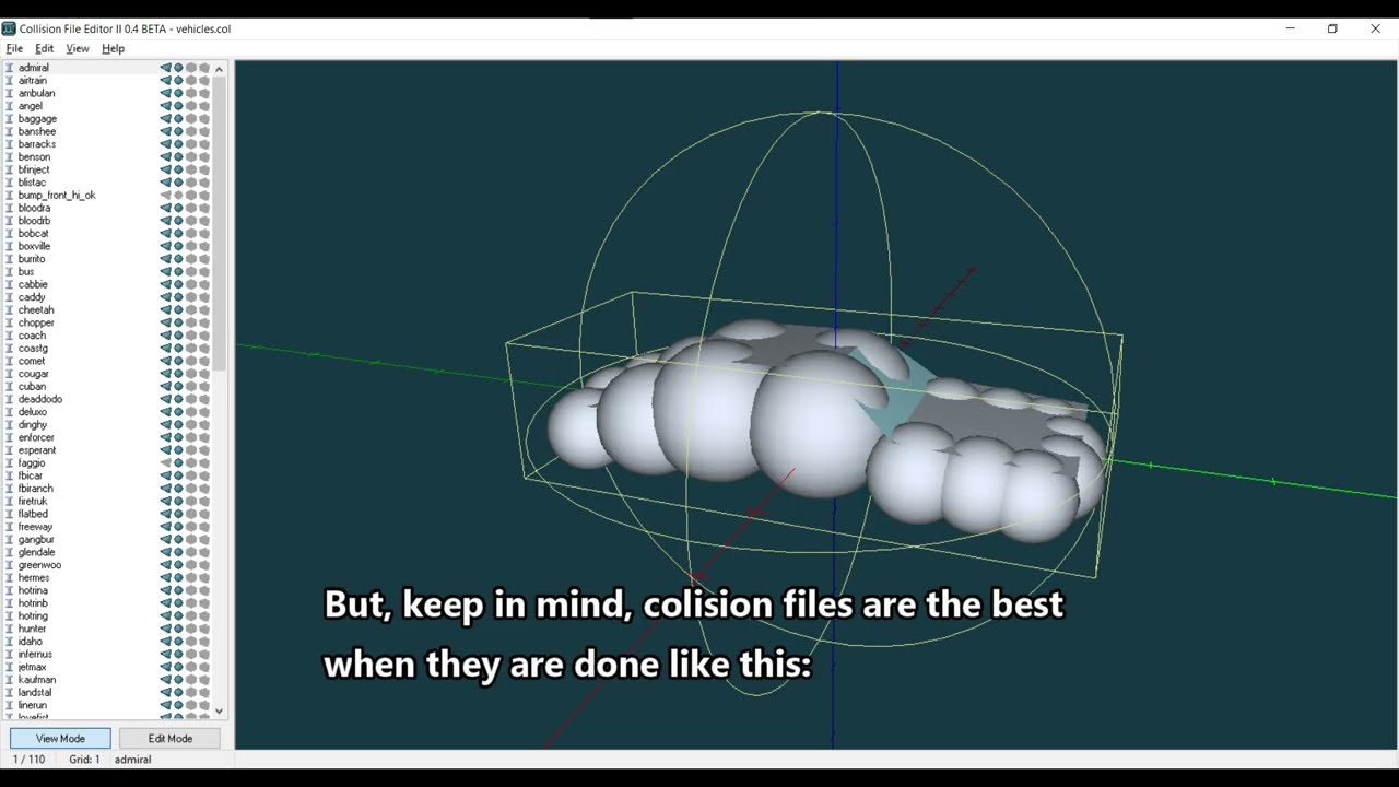 GTA - Create / Export Collision file with Blender 2.x.x