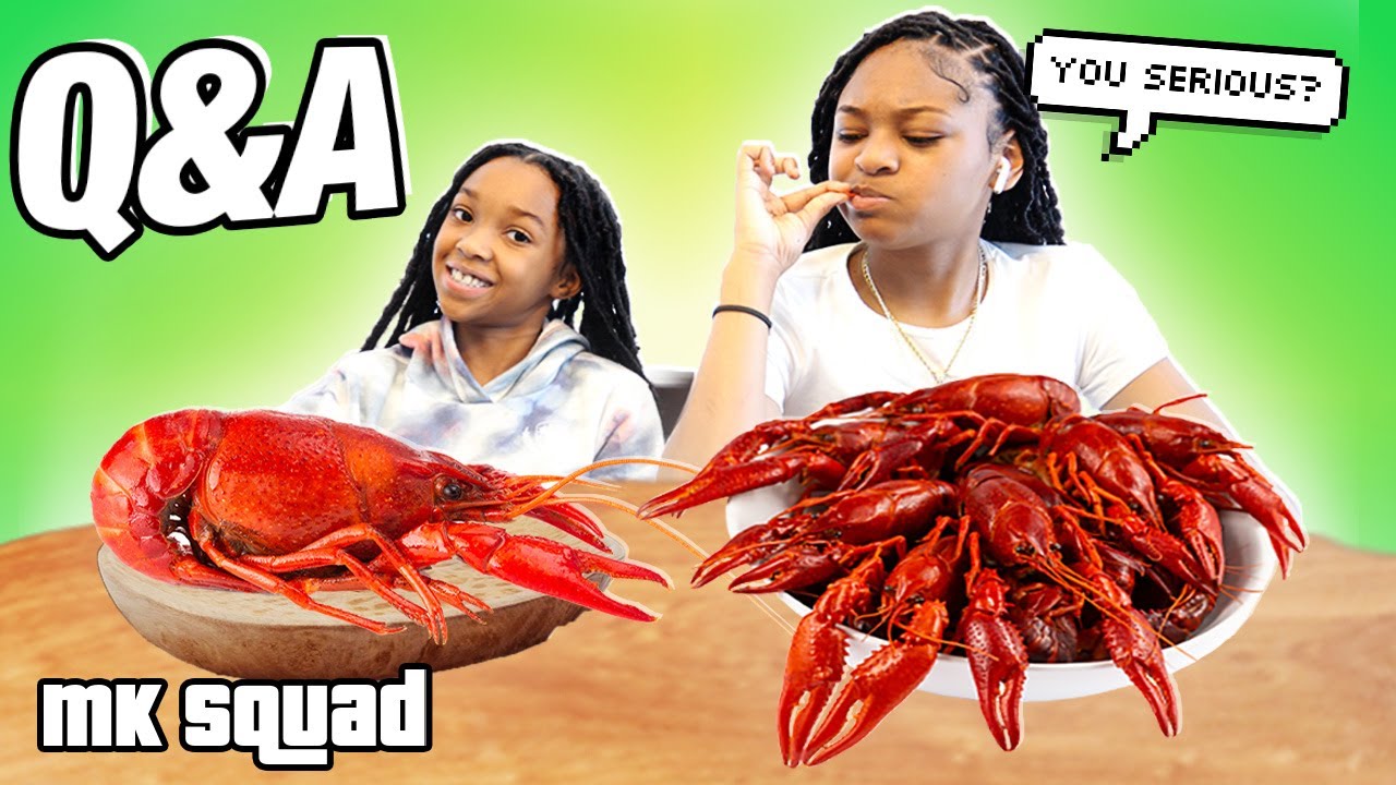 MACEI AND BADKIDPARIS JUICY Q&A SEAFOOD MUKBANG!!